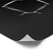 POSTER X-RAY SKELETON JOY LEAP B&W (Coin)