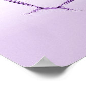 POSTER - X RAY SKELETON JOY LEAP PURPLE (Coin)