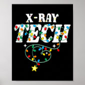 Poster X-ray Tech Christmas Radiologic Technologist Techs (Devant)