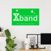 Poster Xband 2010 (Lime Green) (Bureau à domicile)