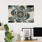 Poster xChrome - Fractal (Bureau à domicile)