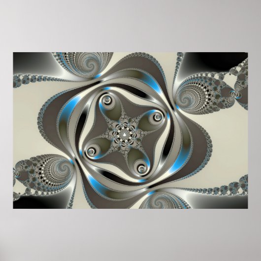 Poster xChrome - Fractal (Devant)