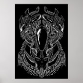 Poster Xenomorph Alien HR Giger (Devant)