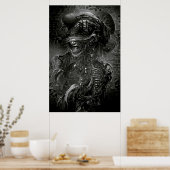 Poster Xenomorph B&W (Cuisine)