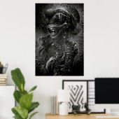 Poster Xenomorph B&W (Bureau à domicile)