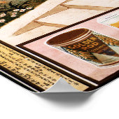 Poster XIAN HE PRODUCT COMMERCE Ancien Chinois Publicité  (Coin)