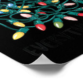 Poster Xmas I’m Fine Everything's Fine Tangled Christmas  (Coin)