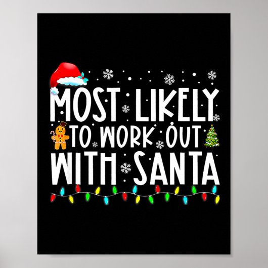 Poster Xmas le plus susceptible de s'entraîner avec la fa (Devant)