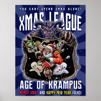 Poster Xmas League Age of Krampus