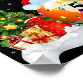 Poster Xmas Tree Lights Santa Hat Billiards Christmas T S (Coin)