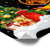 Poster Xmas Tree Lights Santa Hat Musical French Horn Chr (Coin)
