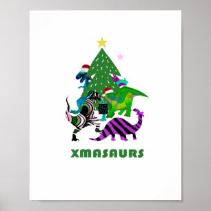 Poster Xmasaures