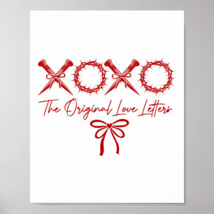 Poster Xoxo Les Lettres d'Amour Originales Christian Vale