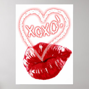 POSTER XOXO - LIPS