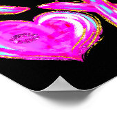 Poster Xoxo Valentines Day Love Funny Coquette Bow Checke (Coin)