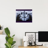 Poster Xray d'une mâchoire fillette prise avec le panoram (Bureau à domicile)