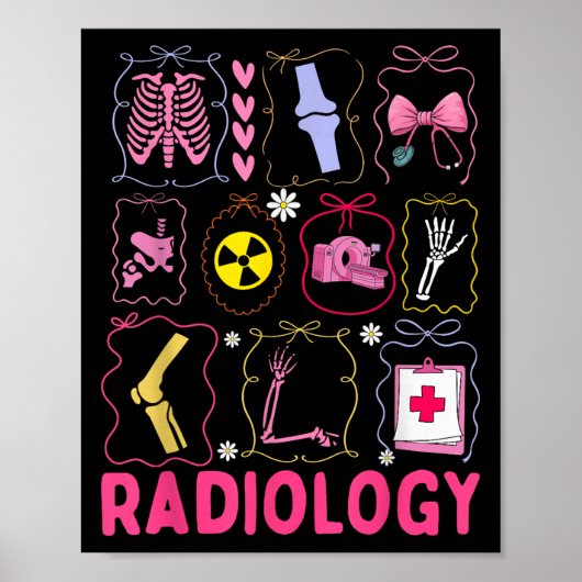Poster Xray Rad Tech Radiologie Santé Appréciation Te (Devant)