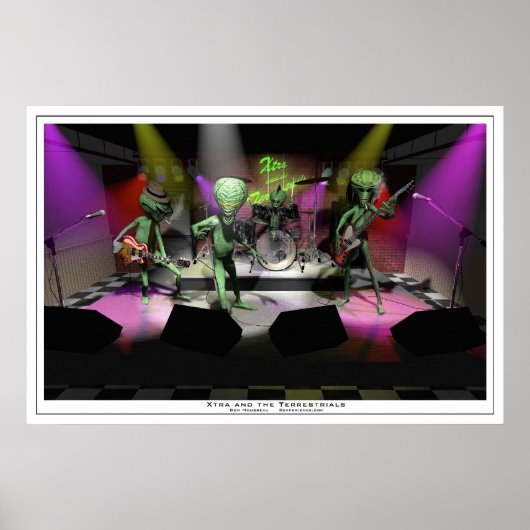 Poster Xtra et les Terrestres (Devant)