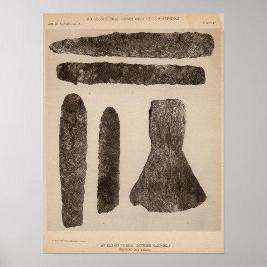 Poster XV Instruments en fer, So California (Devant)