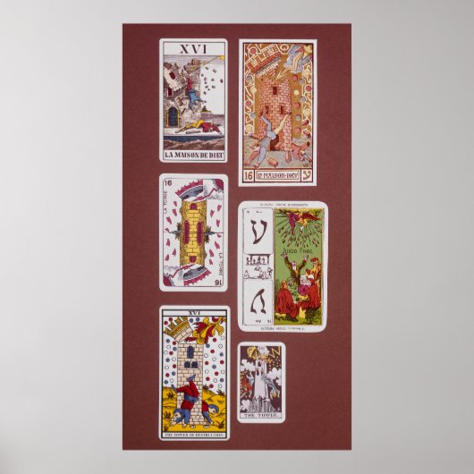 Poster XVI La tour de destruction (Devant)