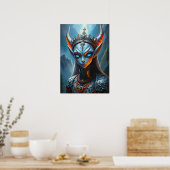 Poster Xylanthia l'Oracle cornu - Fantastique gothique so (Cuisine)