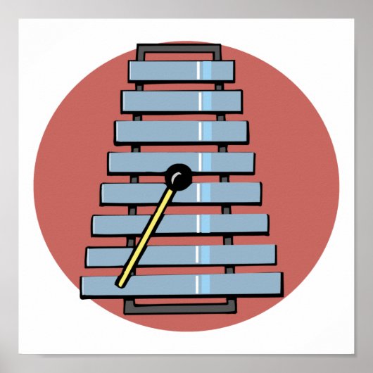 Poster xylephone/xylophone (Devant)