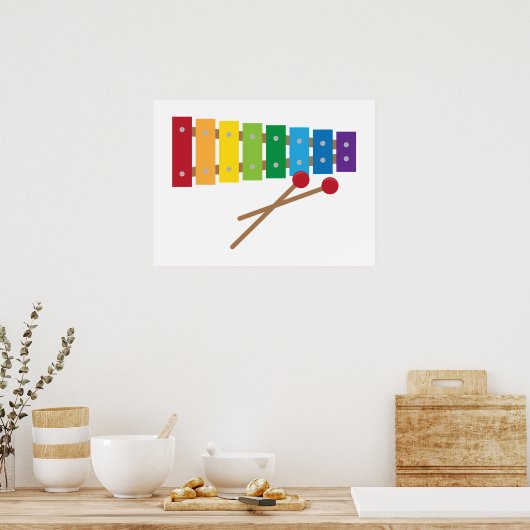 Poster Xylophone (Cuisine)
