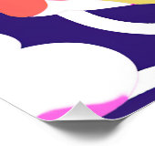 Poster Y2K Bold Fleur sauvage Nostalgale vibrante Art du  (Coin)