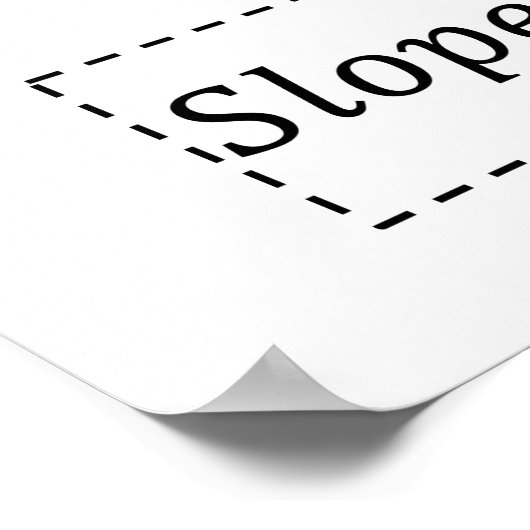 POSTER Y=MX+B (Coin)