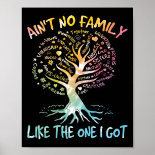 Poster Y'a pas de famille comme celle que j'ai Famille Ti