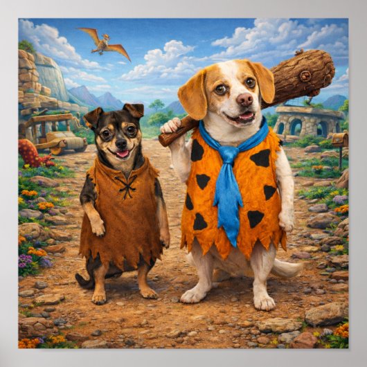 Poster "Yabba, Dabba!" (Devant)