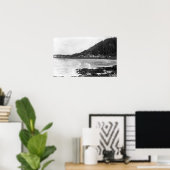 Poster Yachat, Oregon Town View et Ocean Photo (Bureau à domicile)