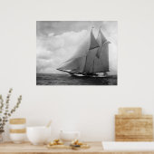 Poster Yacht America c1910 (Cuisine)