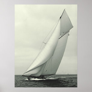 Poster Yacht 'Columbia' 1901