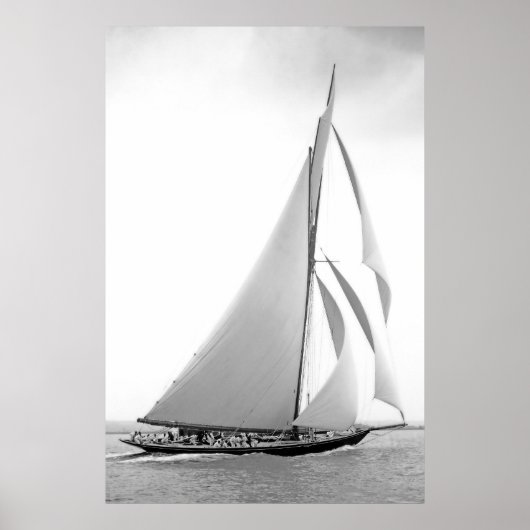 Poster Yacht Cutter Britannia (Devant)
