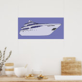 Poster Yacht de luxe (Cuisine)