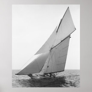 Poster Yacht Gloriana, 1891 de navigation