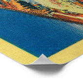 Poster Yacht Harbour, The Palisades et Père Noël Monica (Coin)