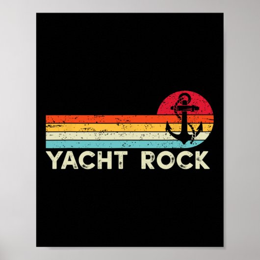 Poster Yacht Rock vintage (Devant)