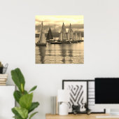 Poster Yachts à Rothesay Bay, Scotland. (Bureau à domicile)