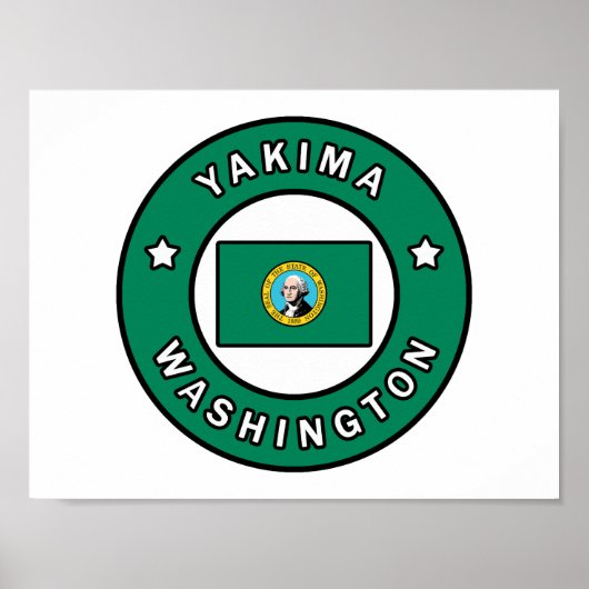 Poster Yakima Washington (Devant)