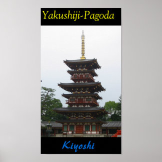 Poster Yakushiji-Pagode