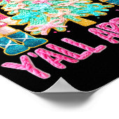 Poster Y'all Are Nuts Nutcracker Crochet Christmas Funny (Coin)