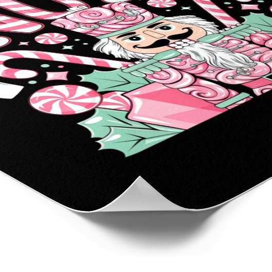 Poster Y'all Are Nuts Nutcracker Funny Xmas Pajamas Merry (Coin)