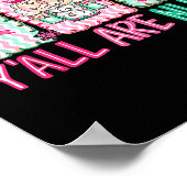 Poster Y'all Are Nuts Nutcracker Merry Christmas Funny Xm (Coin)