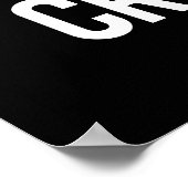 Poster Yall Cray Cray Funny Crazy Crayon Pun Dark BG (Coin)