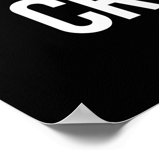 Poster Yall Cray Cray Funny Crazy Crayon Pun Dark BG (Coin)