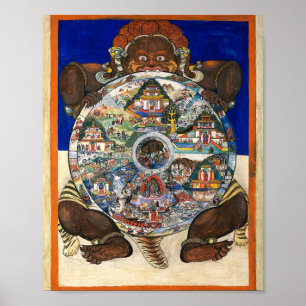 Poster Yama The Lord Of Death Holding