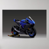 Poster Yamaha R1 (Devant)