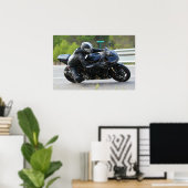 POSTER YAMAHA R6 (Bureau à domicile)